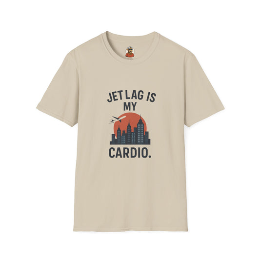 P&P Jet Lag Is My Cardio tee