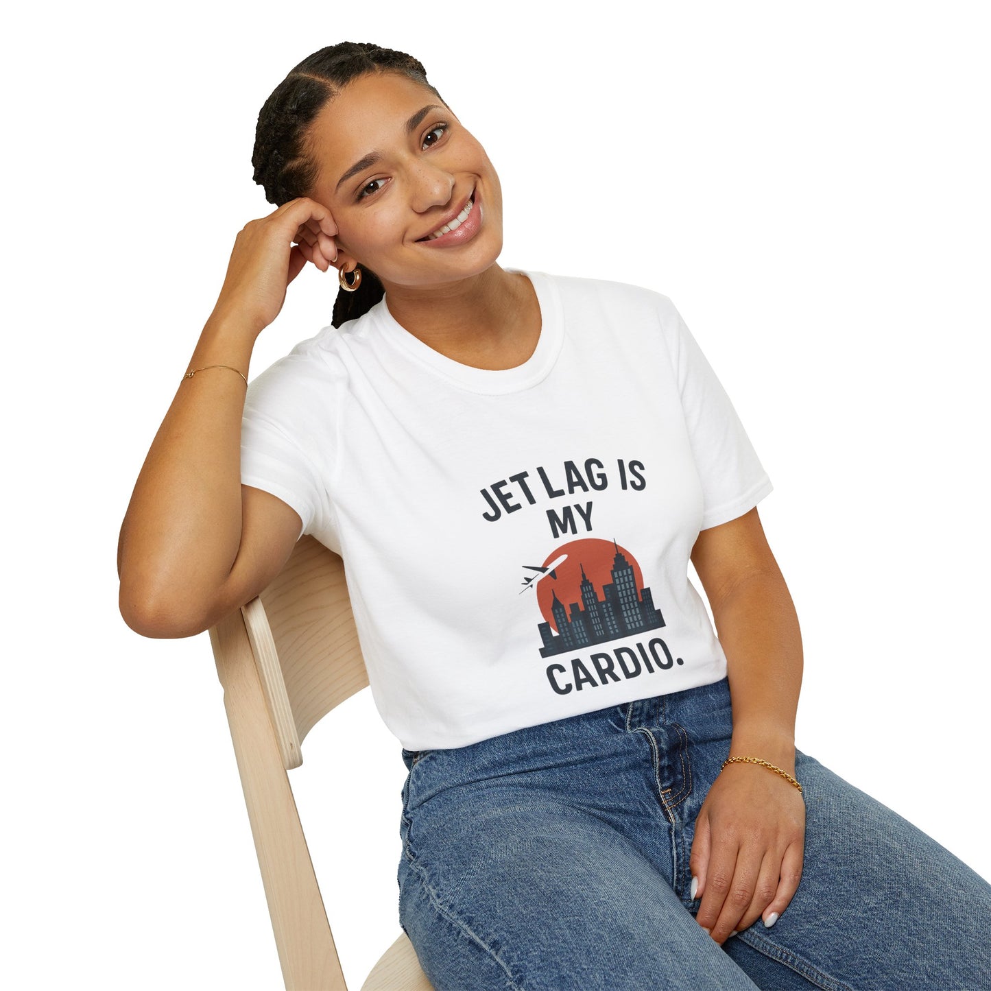 P&P Jet Lag Is My Cardio tee