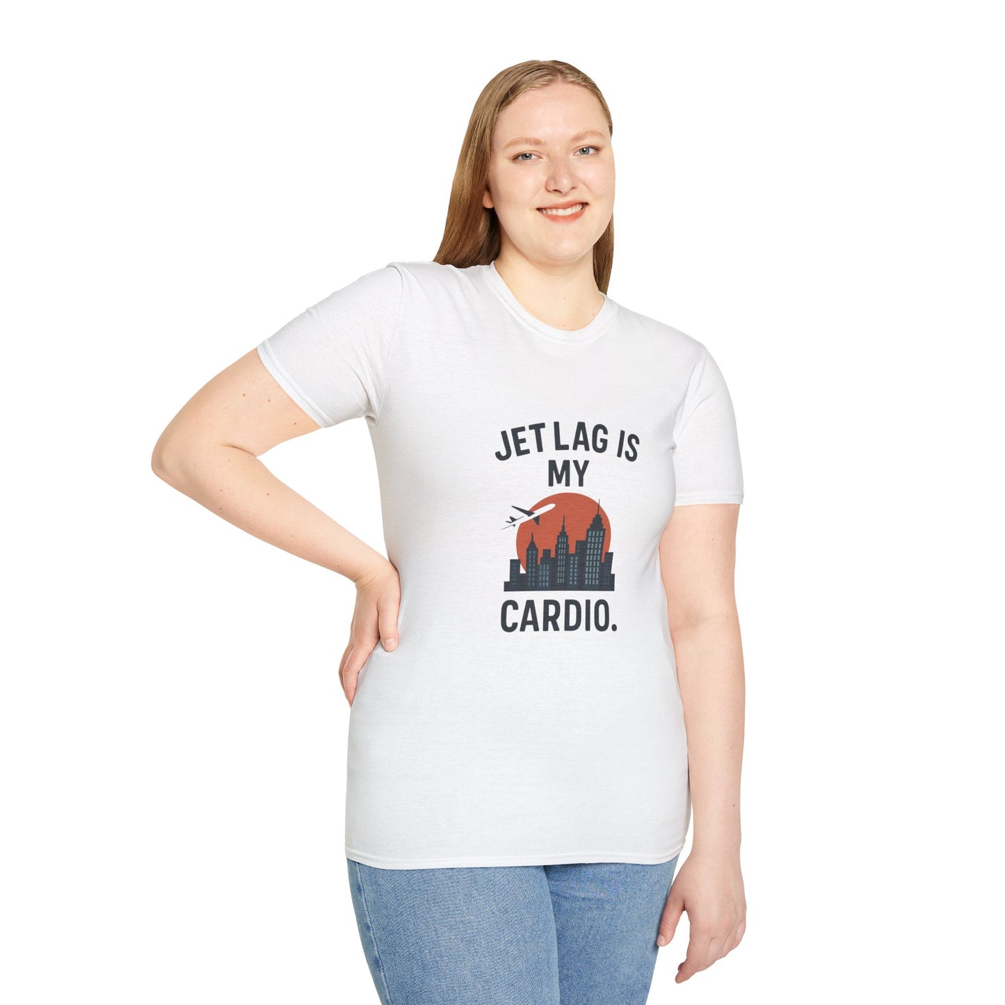 P&P Jet Lag Is My Cardio tee